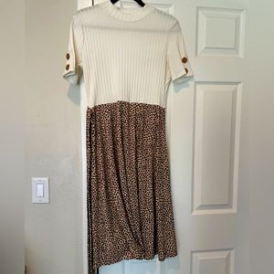 Cheetah Print Dress